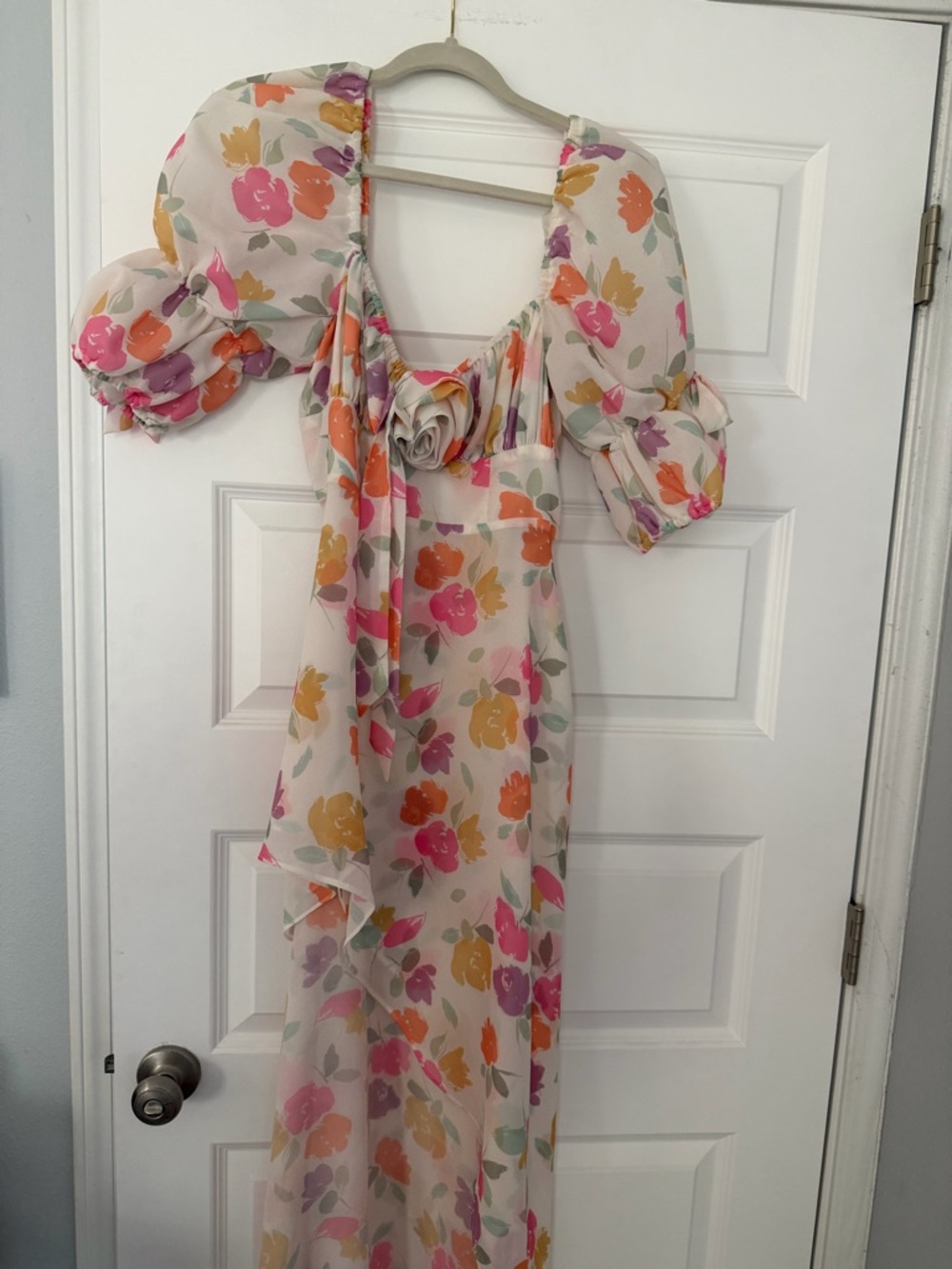 For Love & Lemons Petal High Low Midi Dress - Picture 2 of 5
